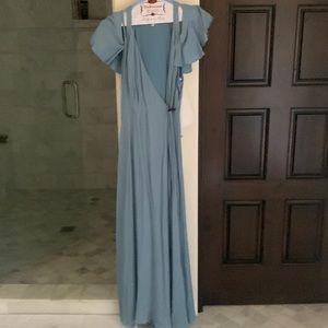 Privacy Please light blue gown- perfect for weddings or events. Worn once!